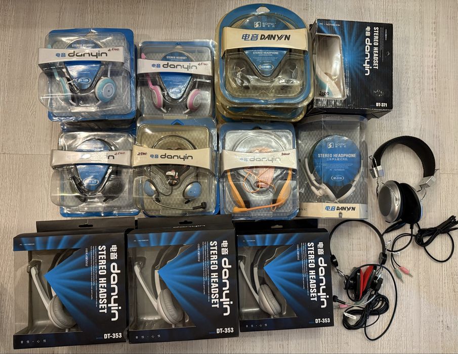 Наушники компьютерные с микрофоном и без