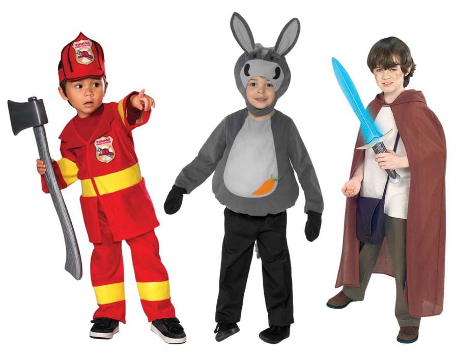 Детски карнавални костюми под наем