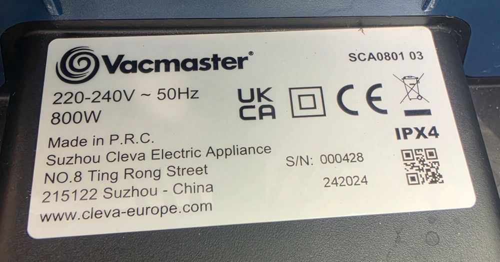 Прахосмукачка за сухо и мокро почистване Vacmaster 800w
