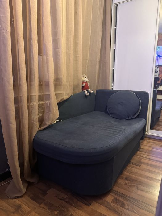 Софа раскладная синяя