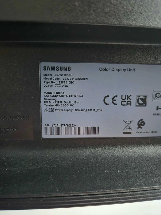 Monitor LED IPS Samsung 27", ViewFinity S6, WQHD, DisplayPort,FreeSync