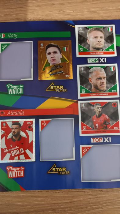 Album euro 2024 topps 30% completat+bonus
