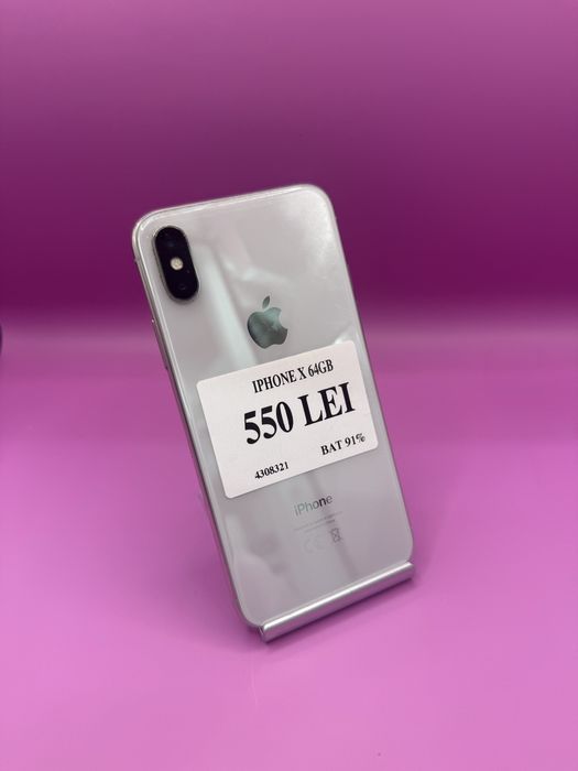 IPHONE X 64GB •Matei Amanet Margeanului•4308321