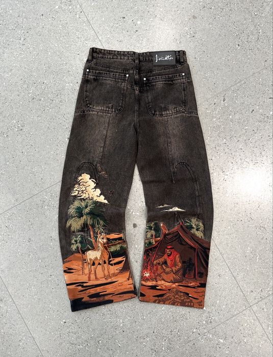 Vescartes embroidery jeans / дънки с бродерия