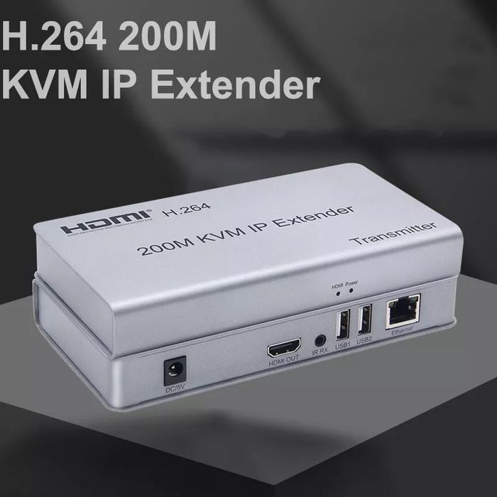 HDMI + USB удлинитель на 200М FullHD (1080p), HDMI + USB Extender 200M