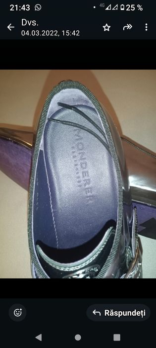 vând pantofi lucrați manual