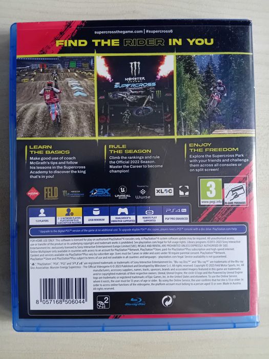 Monster energy supercross 6 за Ps 4
