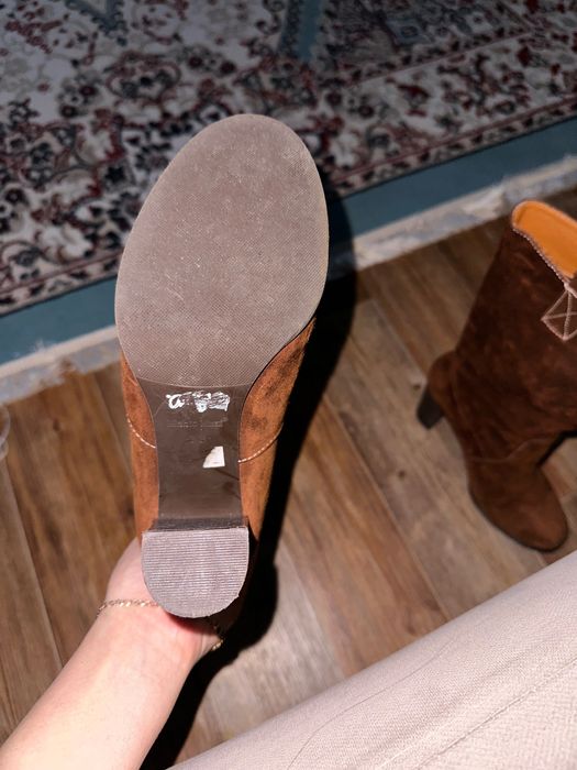 Сапоги коричневые