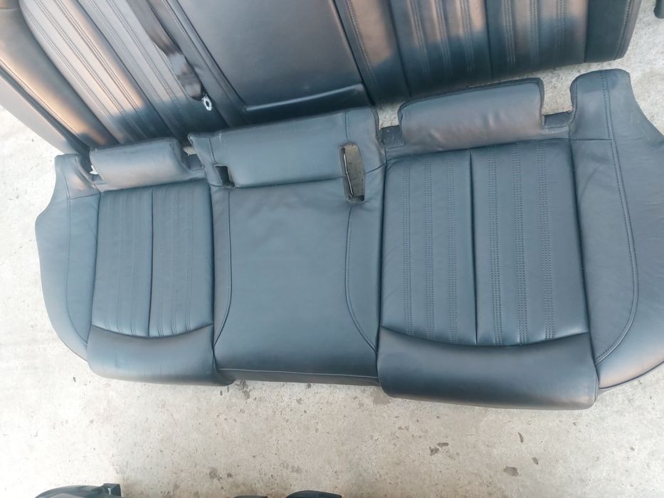 Set interior piele neagra S-line AUDI A6 C7 4G Model 2011-2018