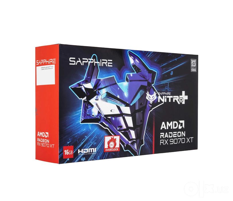- Видеокарта Sapphire Nitro+ AMD Radeon RX 9070 XT GAMING OC 16GB