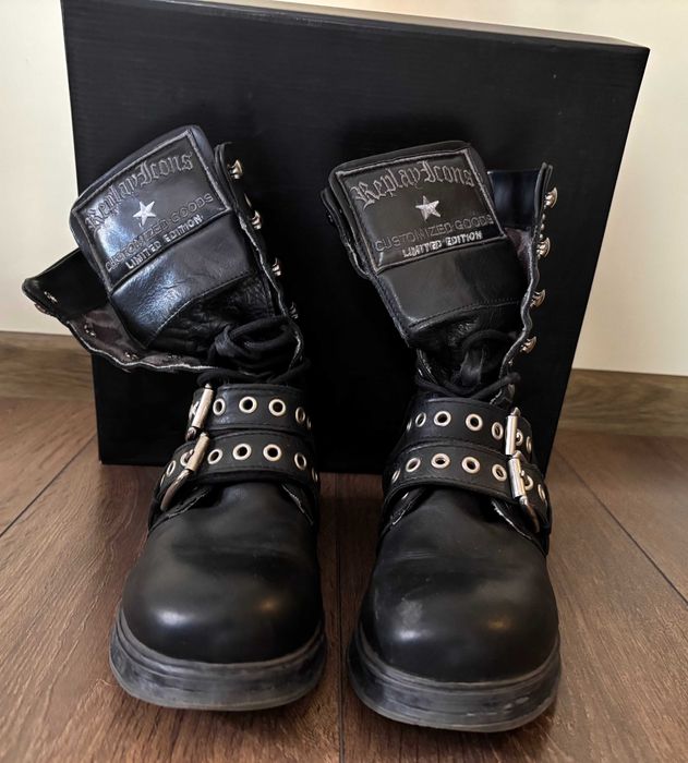 Кубинки Replay 38 номер, естествена кожа