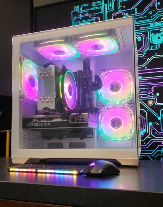 PC Gaming Ryzen 7 5700X, 16GB DDR4, RTX 5060 8GB DDR7, 512 NVme, 1TB