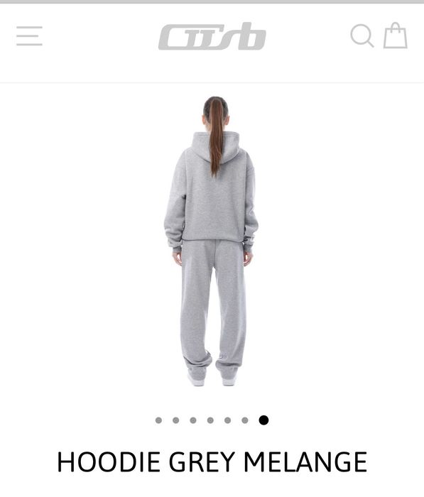 Сиво oversized hoodie cusbclo S размер