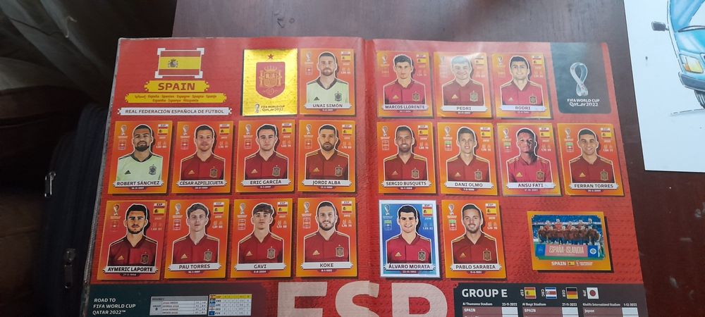 Album complet panini Qatar 2022