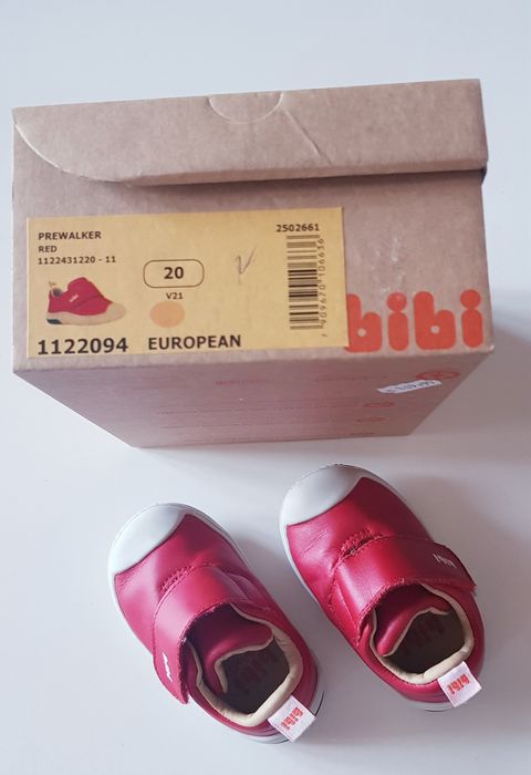 Pantofi Bibi nr. 20 piele naturala, rosii