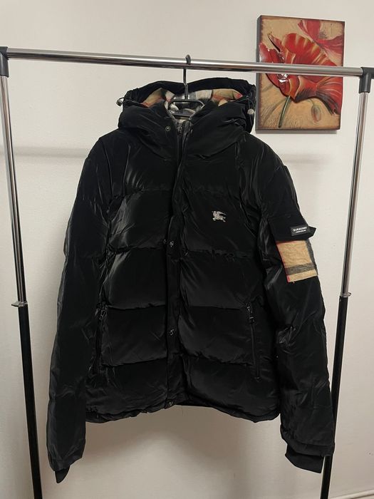 Geaca Burberry Puffer (mărimi: S, M, L, XL, XXL) Negru Nubuck