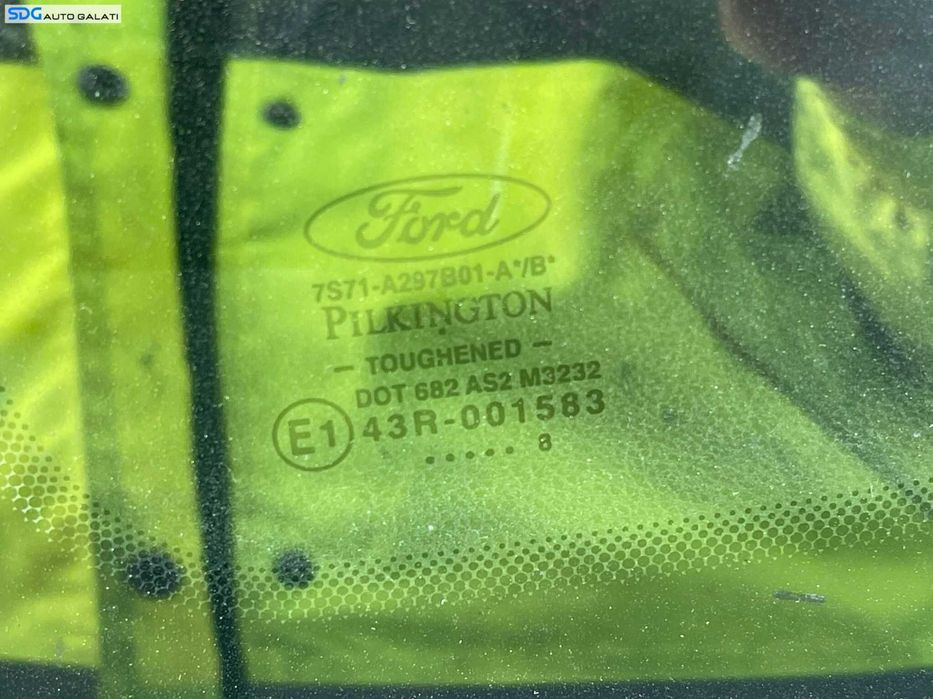 Geam Sticla Fix Stanga Spate de pe Aripa Caroserie Ford Mondeo MK 4 Hatchback Berlina Sedan 2007 - 2014