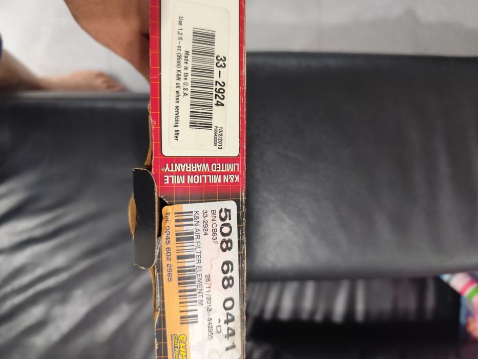 Спортен Филтър универсален  BMC Carbon Dynamic и K&N  33-2924 за Mazda