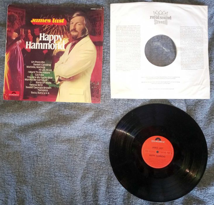 Грамофонна плоча James Last "Happy Hammond".1973. Polydor, Германия