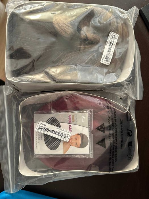 Нова дълга Червена перука омбре