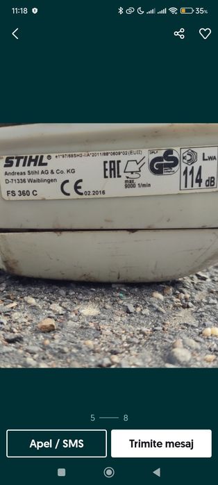 Motocoasă Sthl model FS 360 C