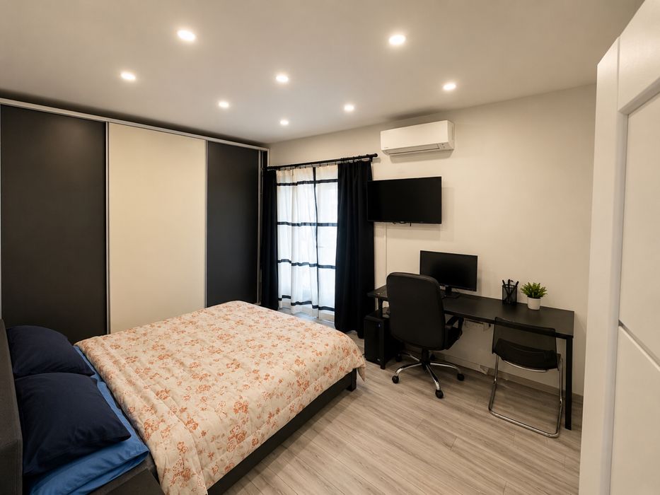 Apartament 2 dormitoare, bucatarie open space living