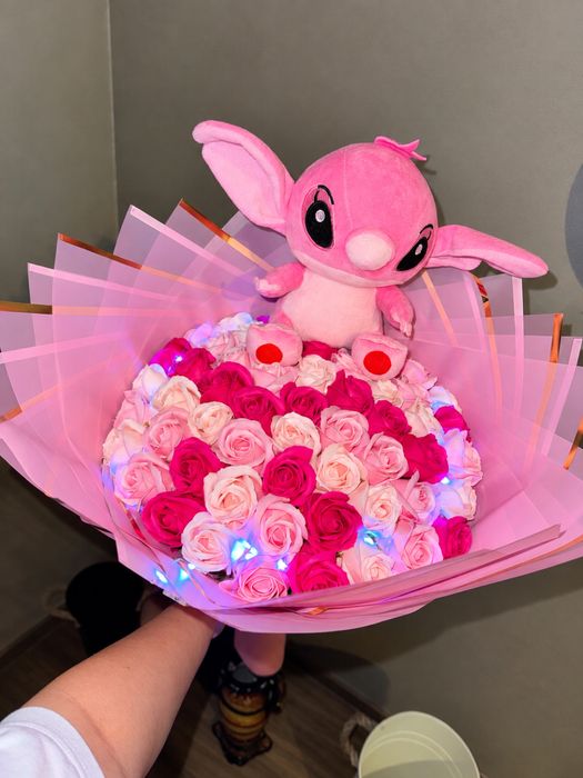 Buchet de flori din sapun