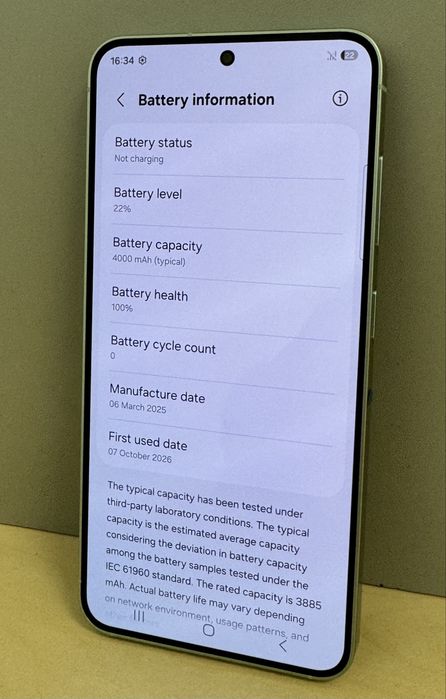 Samsung Galaxy S25 5G 128Gb Mint