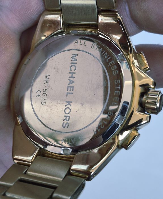 Ceas de mână Michael Kors Bradshaw, pentru doamne, cu quartz, cronograf, din oțel inoxidabil.