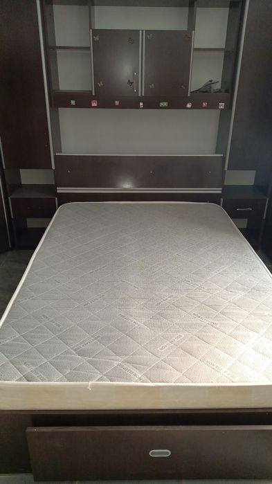 Dormitor wenge dulapuri/pat/saltea