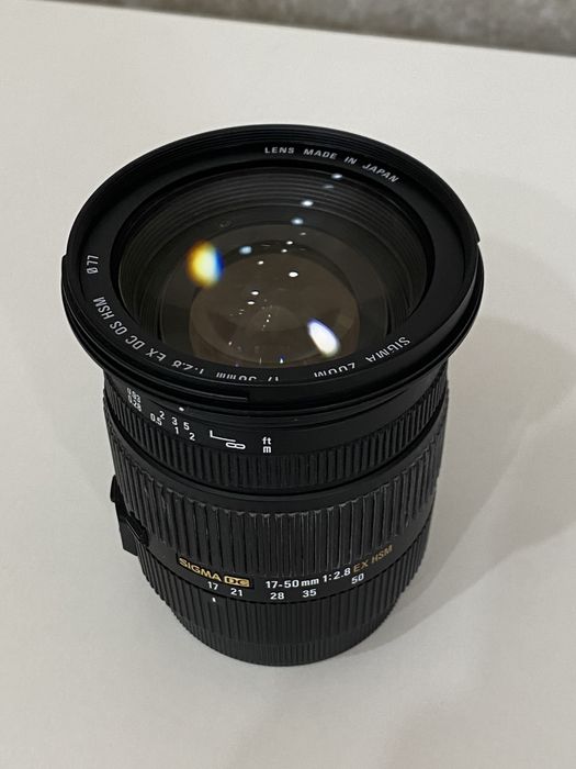 Обектив Sigma 17-50mm f/2.8 EX DC OS HSM за Canon EF-S | Пълен комплект