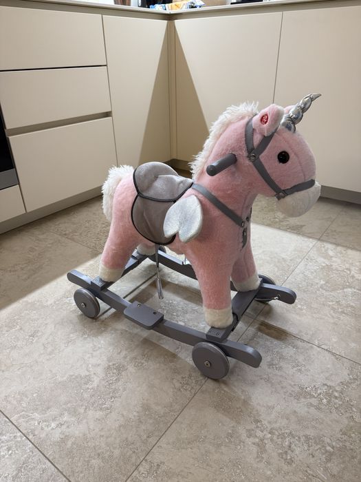 Конче люлка с колела Chipolino розов еднорог