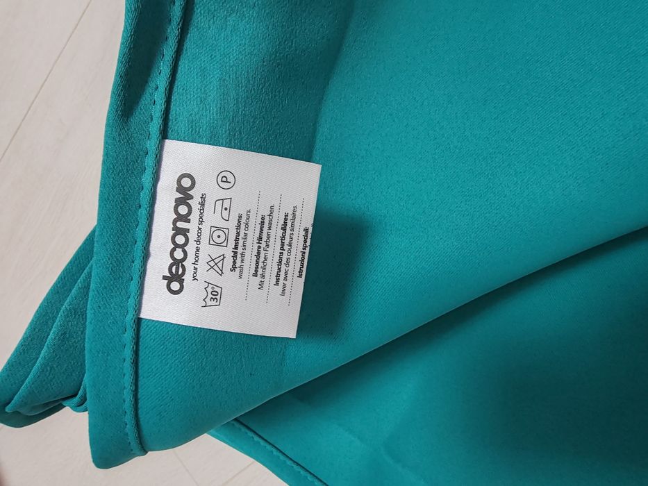 Draperii set 2 buc turcoaz Deconovo noi