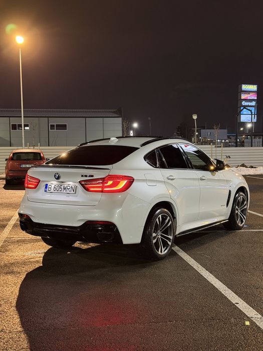 BMW X6 xDrive30d M Sport 2016, Alb Perlat, Full, Proprietar
