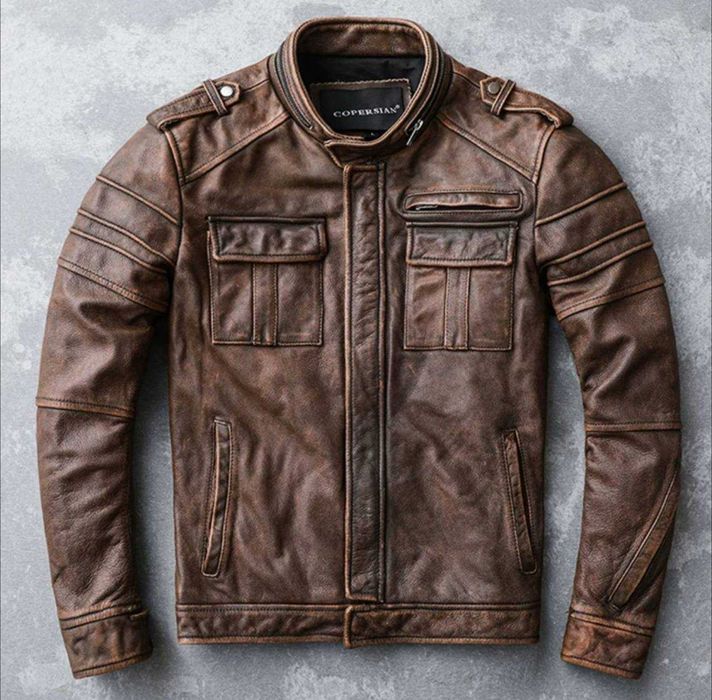 Кожаные мужские куртки
