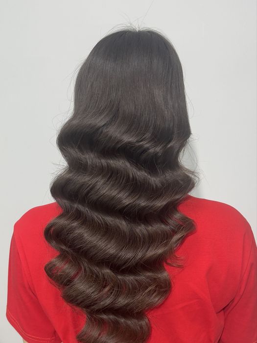 укладка прическа