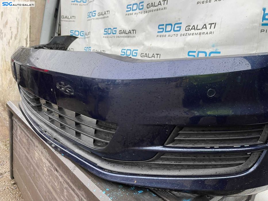 Bara Spoiler Fata cu Locas Senzori Parcare Culoare Albastru LH5X Volkswagen Golf 7 Break Combi 2013 - 2017 Cod 5G0807221