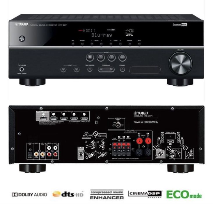 Home cinema Yamaha HTR 2071 + boxe NS SW 40