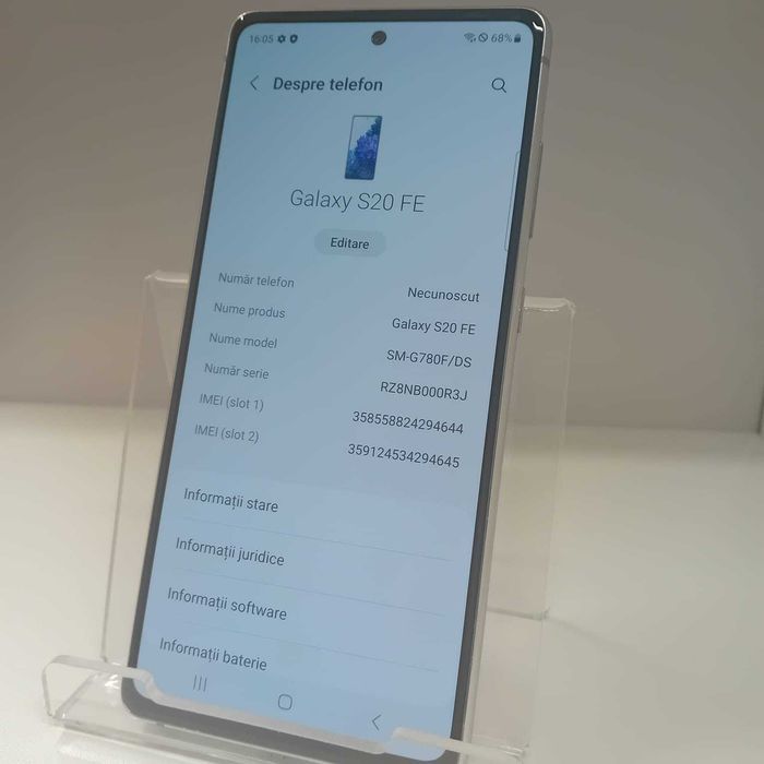 Samsung S20 FE (ag49 Esplanada b.6986) * Garantie 2 Ani