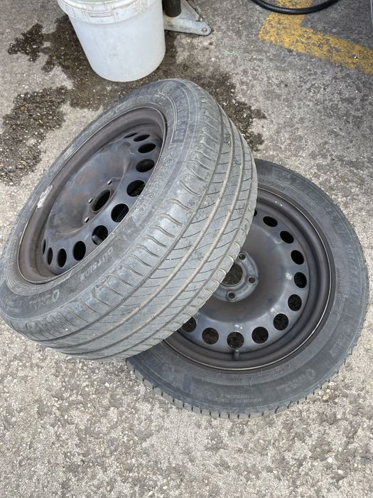 Jante tabla+cauciucuri R16
