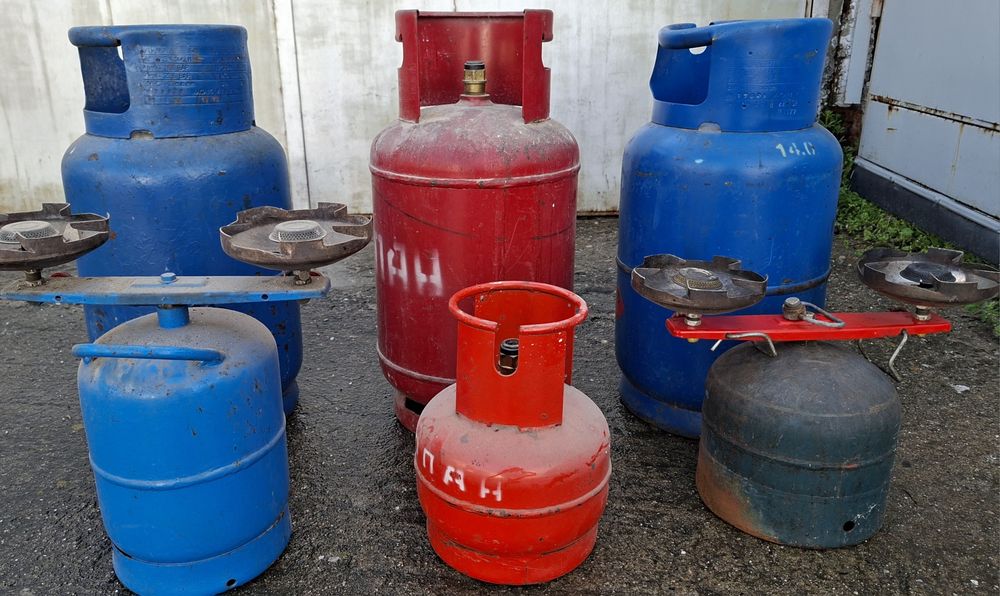 Газови бутилки различни видове