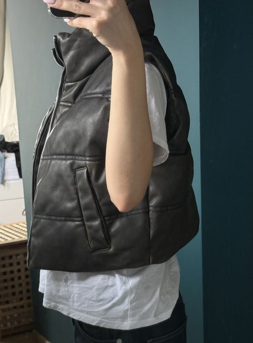 Кожена грейка - ZARA