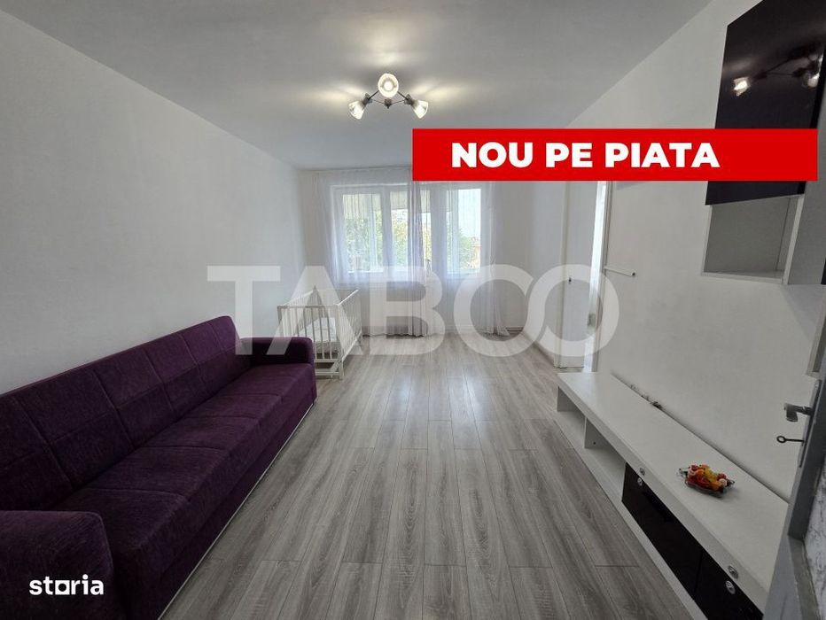 Apartament decomandat 2 camere etaj intermediar 3 balcon Rahovei Sibiu