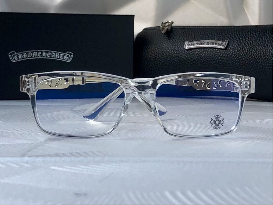 Очила за компютър Диоптрични рамки прозрачни слънчеви chrome hearts