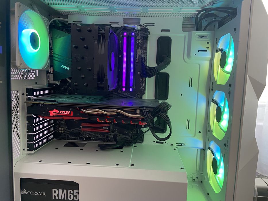 Геймърски компютър | Ryzen 5 5600X | 16GB ram | gtx1080