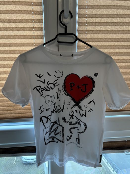 Бяла тениска,марка-Pause