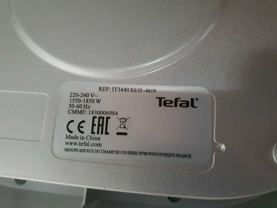 Fier / Statie de călcat cu aburi Tefal Pro Style IT3440E0, 1800W – folosit sub 2 ore, impecabil