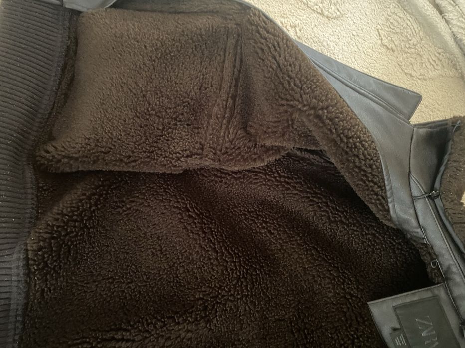 Дубленка кожанная