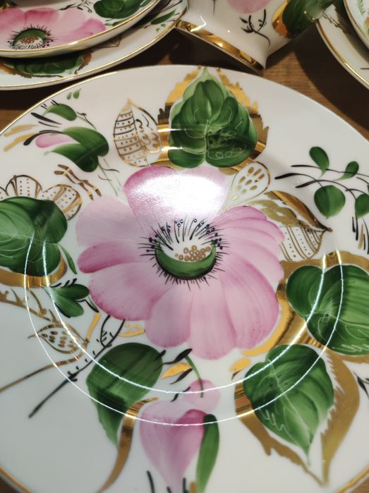 Чайный сервиз ЛФЗ "Мальвы"