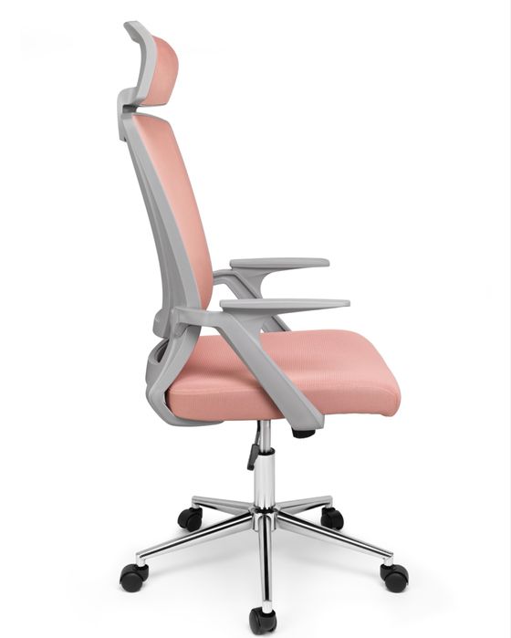 Scaun de Birou, Dr.Home Pixy XL, Cadru Otel, Mesh – Roz